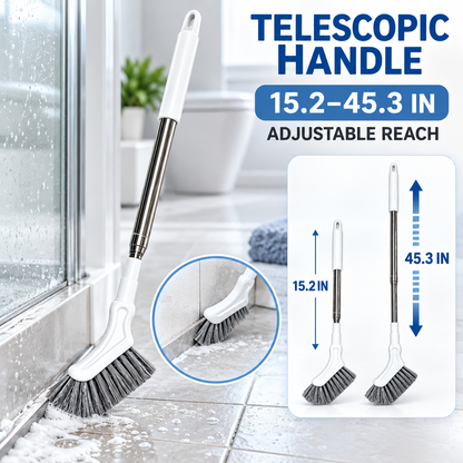 🧹 Telescopic Crevice Cleaning Brush – Long Handle Gap & Corner Scrubber