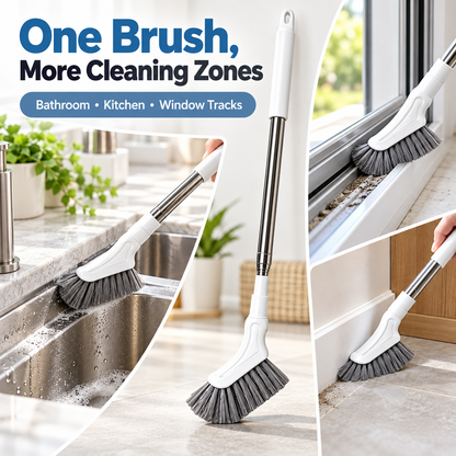 🧹 Telescopic Crevice Cleaning Brush – Long Handle Gap & Corner Scrubber