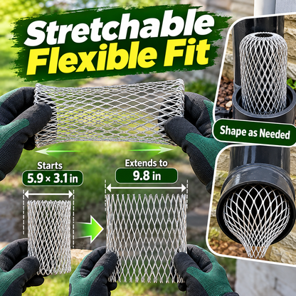 🐭 Expandable Metal Drain Guard – Mouse & Debris Barrier for Pipes & Outdoor Drains