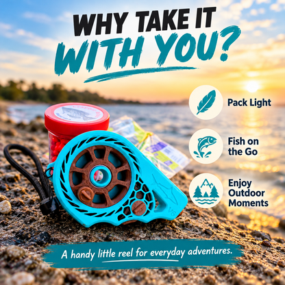 Ultralight Pocket Fishing Hand Reel