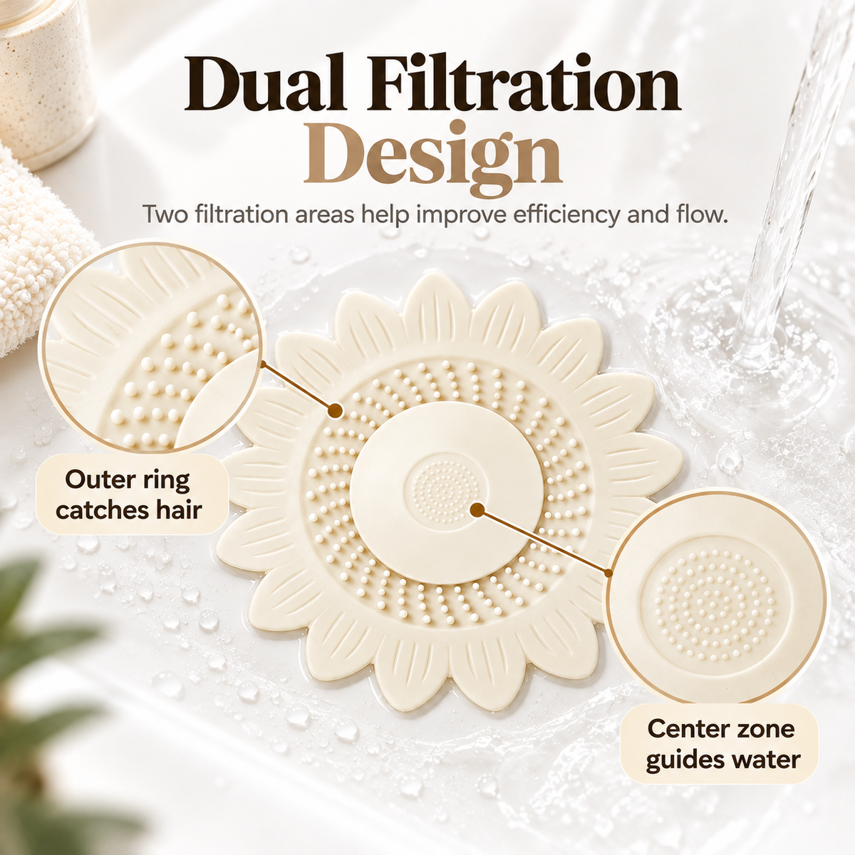 ✨Silicone Sink Drain Plug and Hair Catcher
