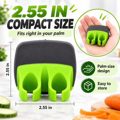 🥔2-Piece Handheld Vegetable Peeler Set – Features Rubber Finger Grips for Comfortable Handling