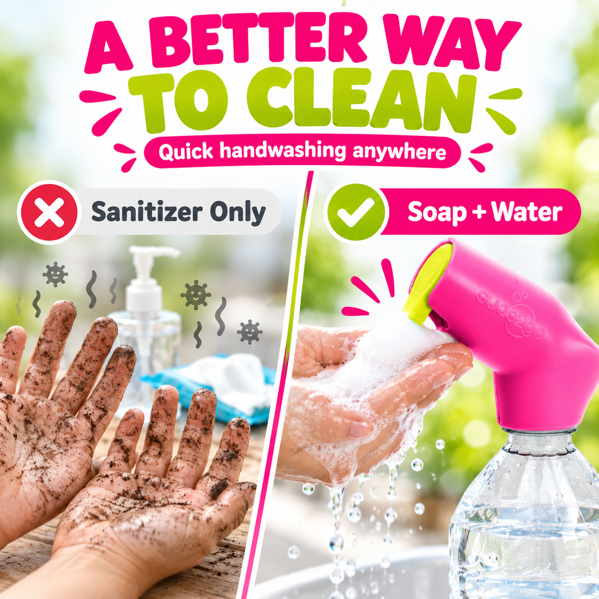🫧Set of 2 refillable soap dispensers