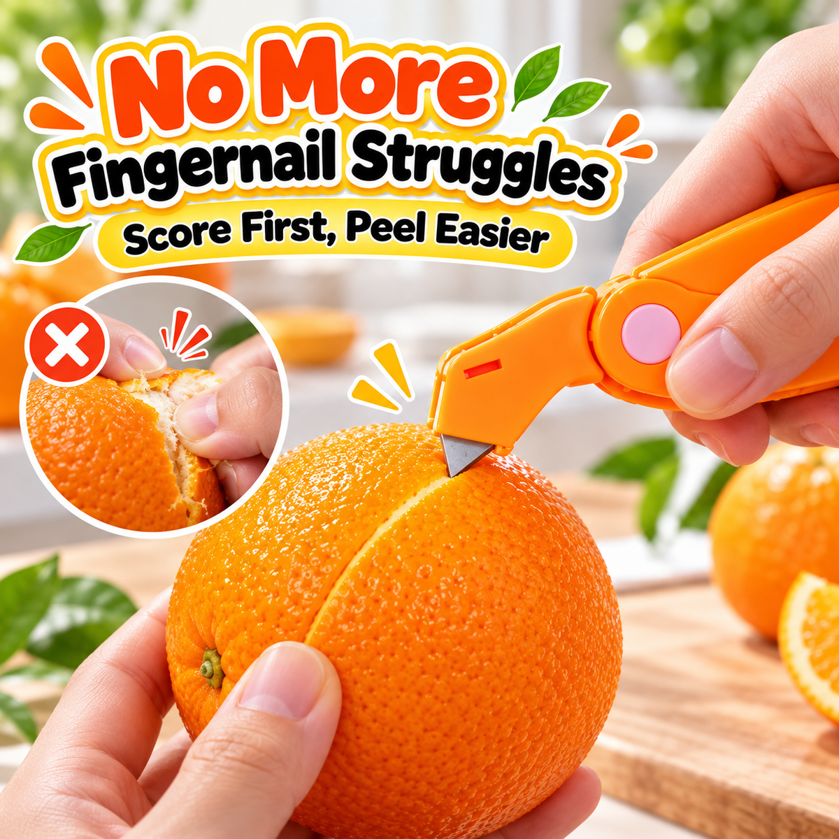 Foldable Citrus Peeler Tool（2Pcs）