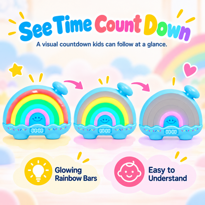 ⏰Educational Math Toy for Kids – BPA-Free Silent Countdown Clock