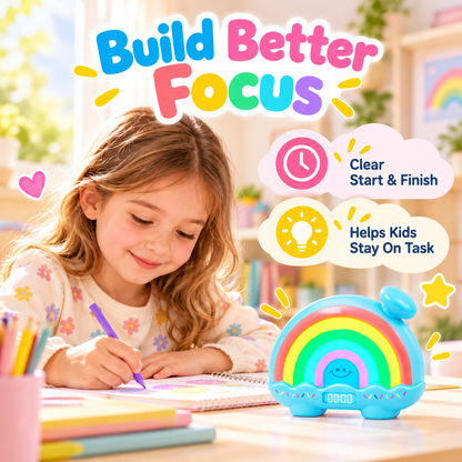⏰Educational Math Toy for Kids – BPA-Free Silent Countdown Clock
