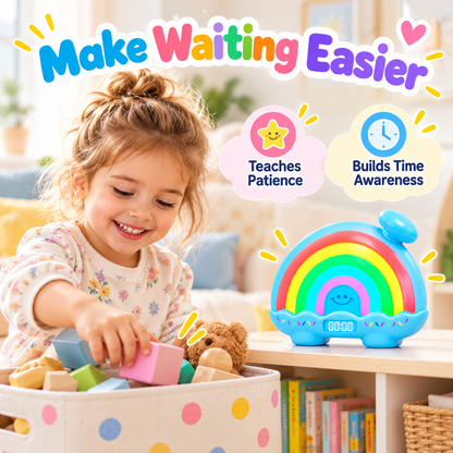 ⏰Educational Math Toy for Kids – BPA-Free Silent Countdown Clock