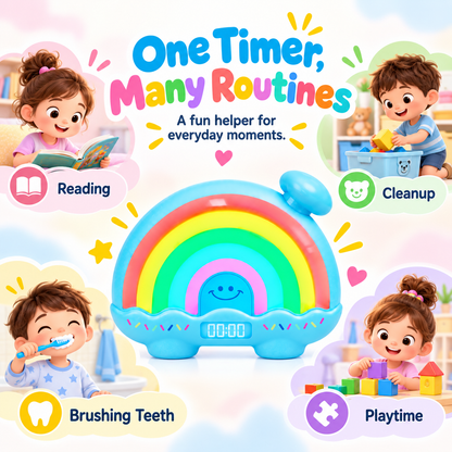 ⏰Educational Math Toy for Kids – BPA-Free Silent Countdown Clock