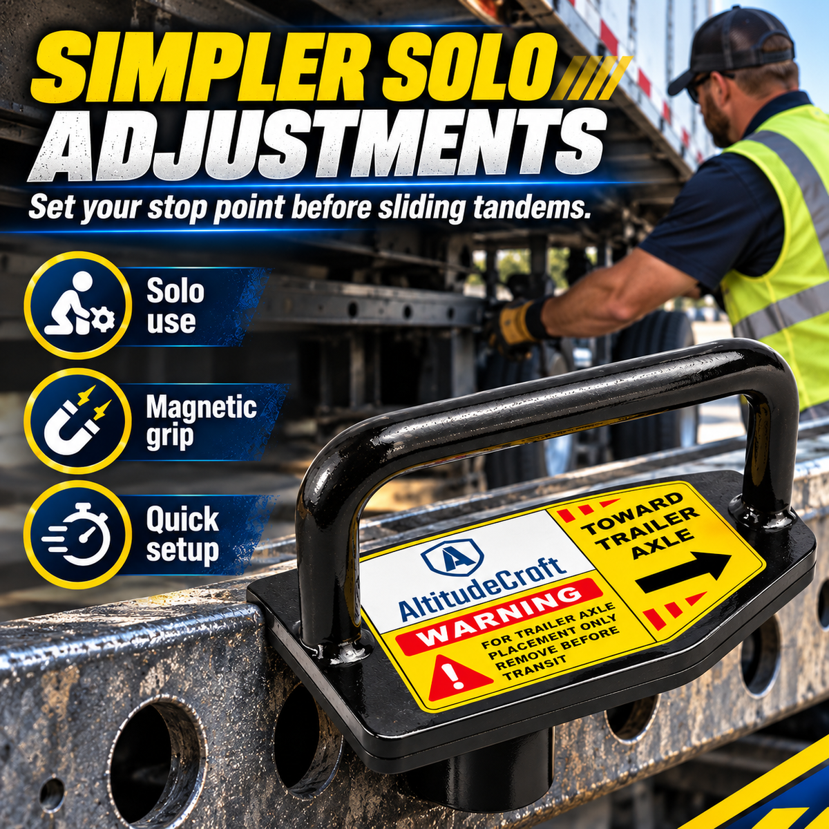Magnetic Tandem Slide Stopper