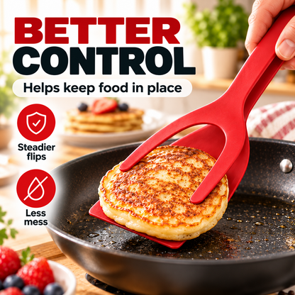 🍳2-in-1 Multifunctional Spatula-Tong - Lightweight and Durable Nylon Kitchen Tool