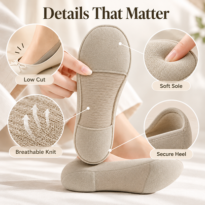 Women's Cushioned No-Show Socks for Flats（5Pcs）