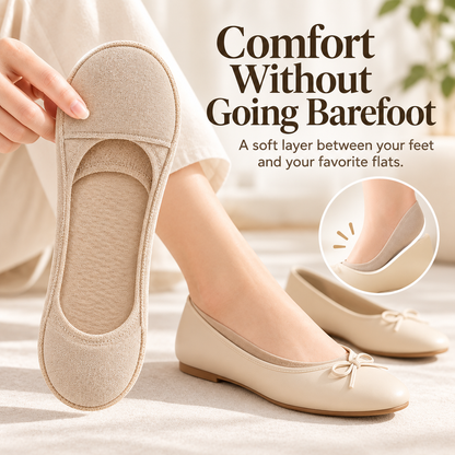 Women's Cushioned No-Show Socks for Flats（5Pcs）