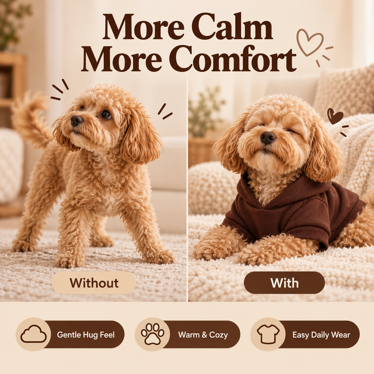 🐾Soft Hooded Pet Apparel Set