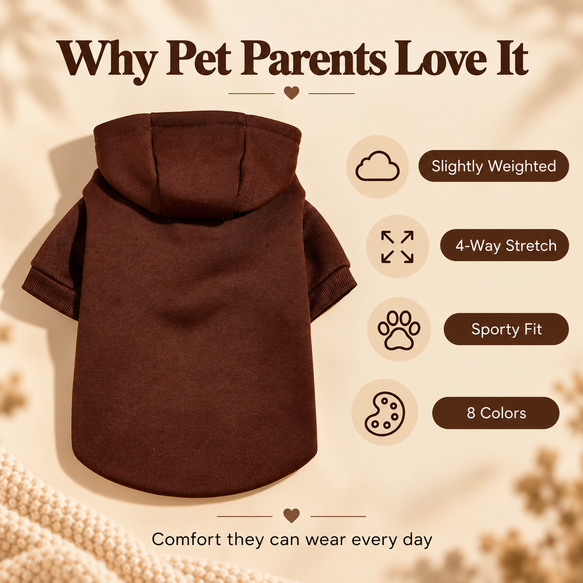 🐾Soft Hooded Pet Apparel Set