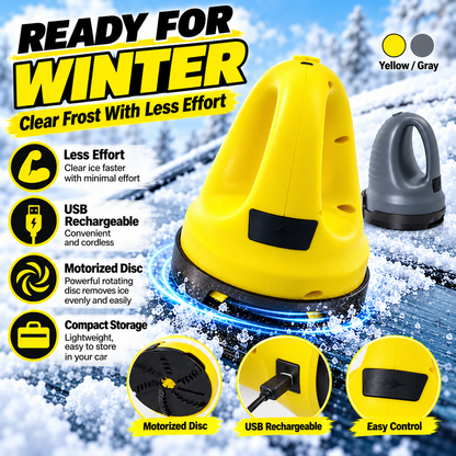 ❄️High-Quality Portable Wireless Car Defrosting and De-icing Tool – USB Rechargeable