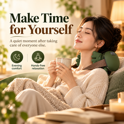 4D Hand-Shaped Neck and Shoulder Massager