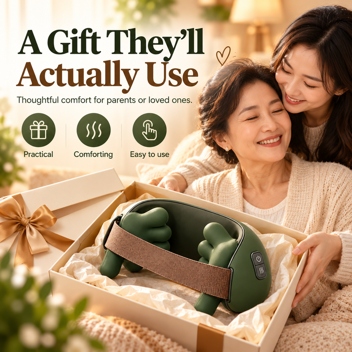 4D Hand-Shaped Neck and Shoulder Massager