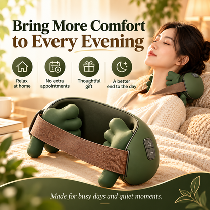4D Hand-Shaped Neck and Shoulder Massager