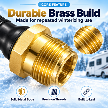 RV Winter Leak Plug