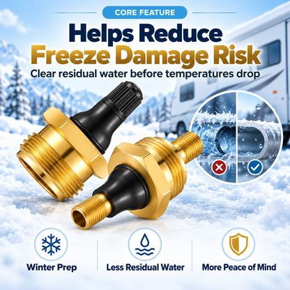 RV Winter Leak Plug