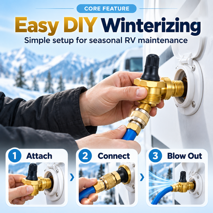 RV Winter Leak Plug