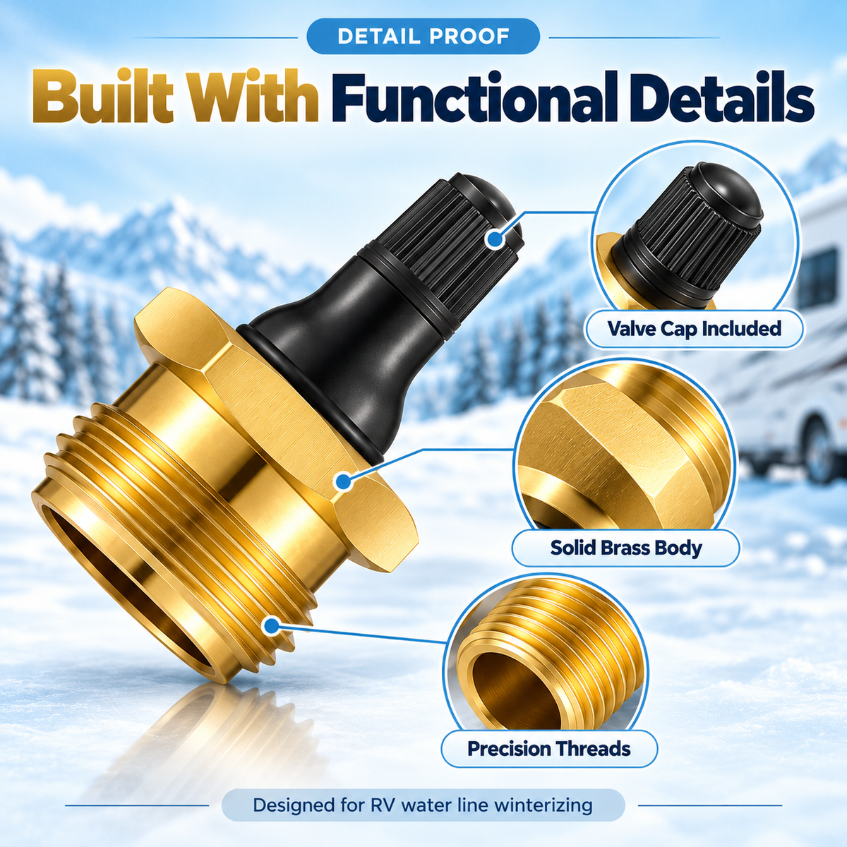 RV Winter Leak Plug