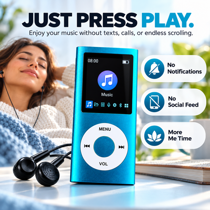 🎵Retro Portable MP3 Music Player