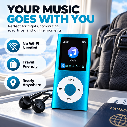 🎵Retro Portable MP3 Music Player