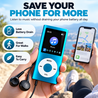🎵Retro Portable MP3 Music Player