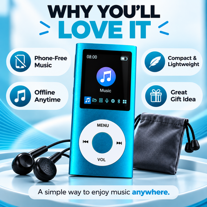 🎵Retro Portable MP3 Music Player