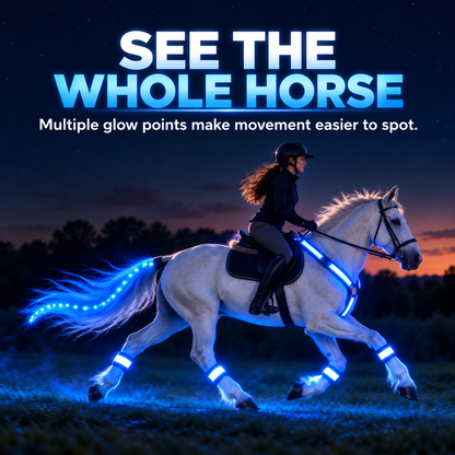 LED Horse Riding Visibility Set