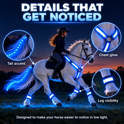 LED Horse Riding Visibility Set