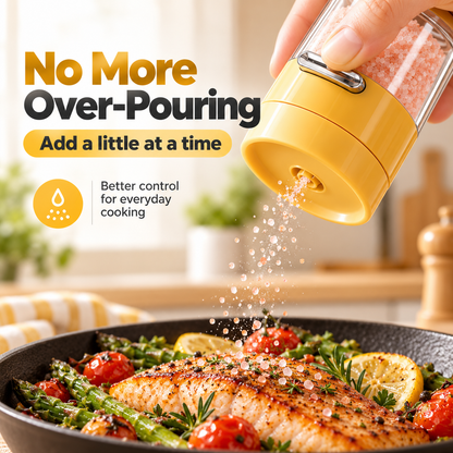 Adjustable Push-Control Seasoning Shaker