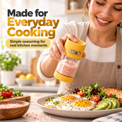 Adjustable Push-Control Seasoning Shaker