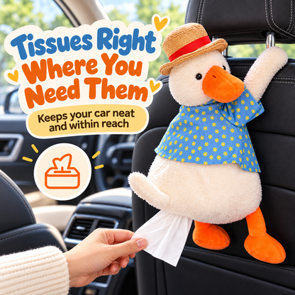 🦆Cute Duck Car Tissue Holder