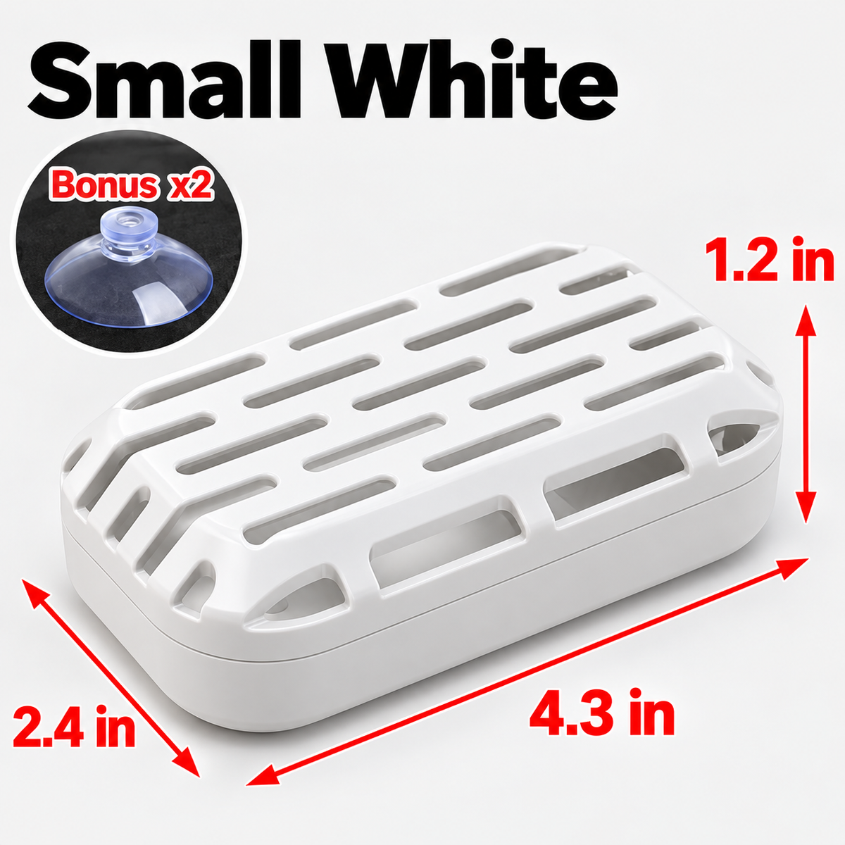 🐢Turtle Tank Poop Collector – Aquarium Waste Cleaner Box with Strong Suction Cups 🧼