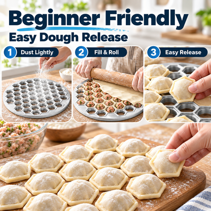 🥟37-Hole Quick Dumpling Maker | Make 37 Perfect Dumplings in Minutes