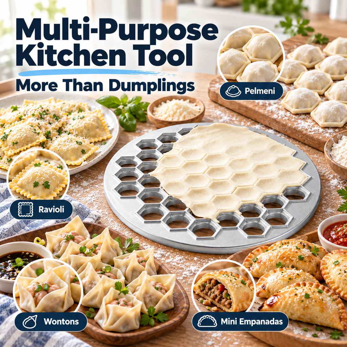 🥟37-Hole Quick Dumpling Maker | Make 37 Perfect Dumplings in Minutes