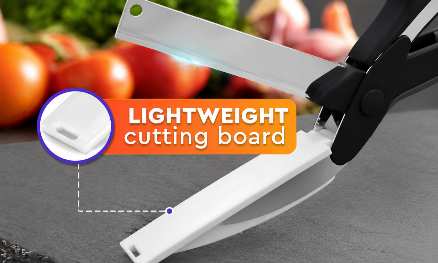 Integrated Lightweight Cutting Board