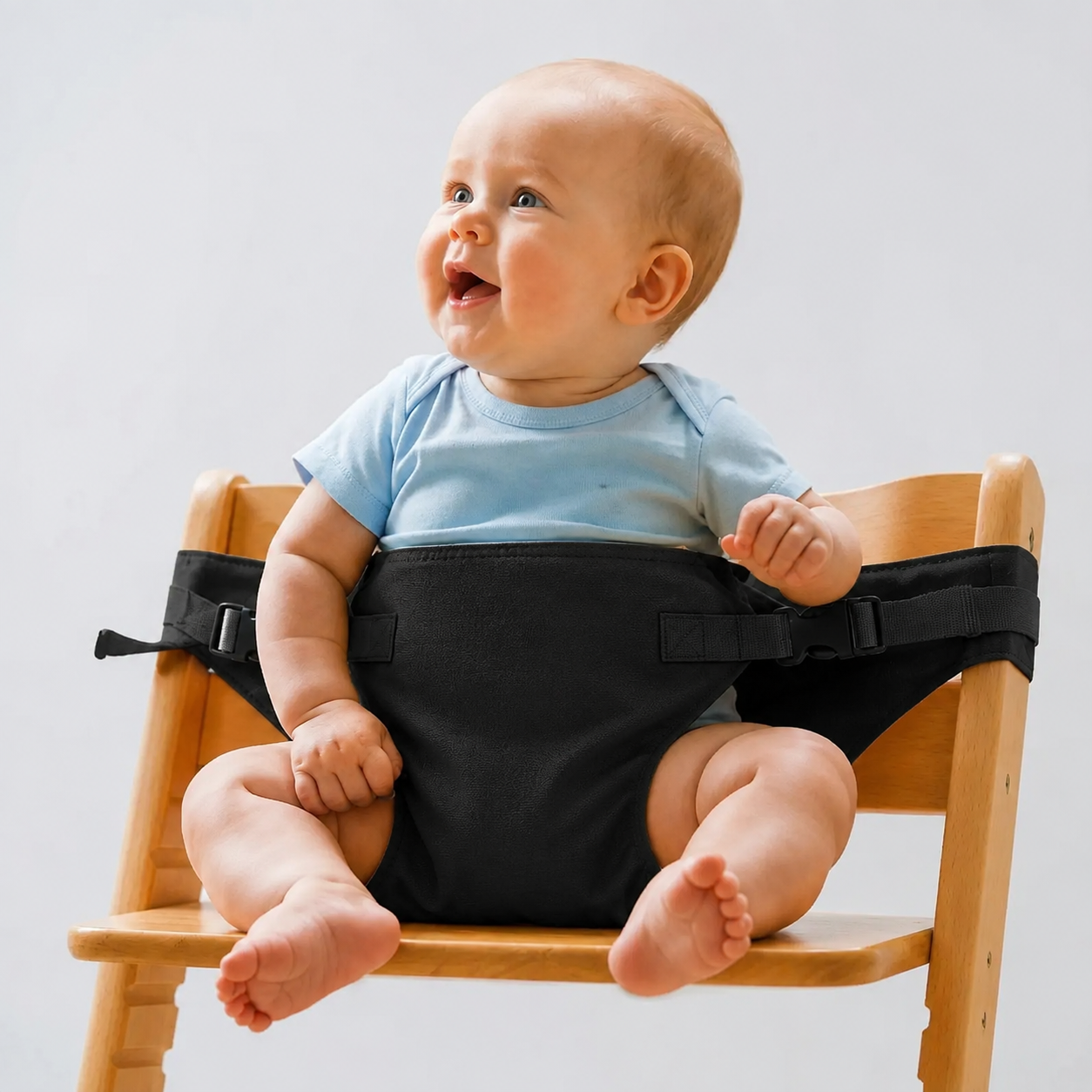 👶Baby Chair Harness Strap –Upgrade 5-Point Safety & Travel-Ready Design