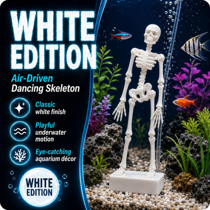 Air-Driven Dancing Skeleton Aquarium Ornament