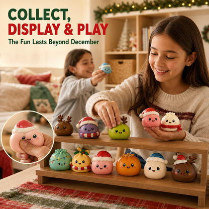 🎅 Countdown to Christmas: 24-Day Cute Dumpling Squishy Toy Advent Calendar 🎄🧸