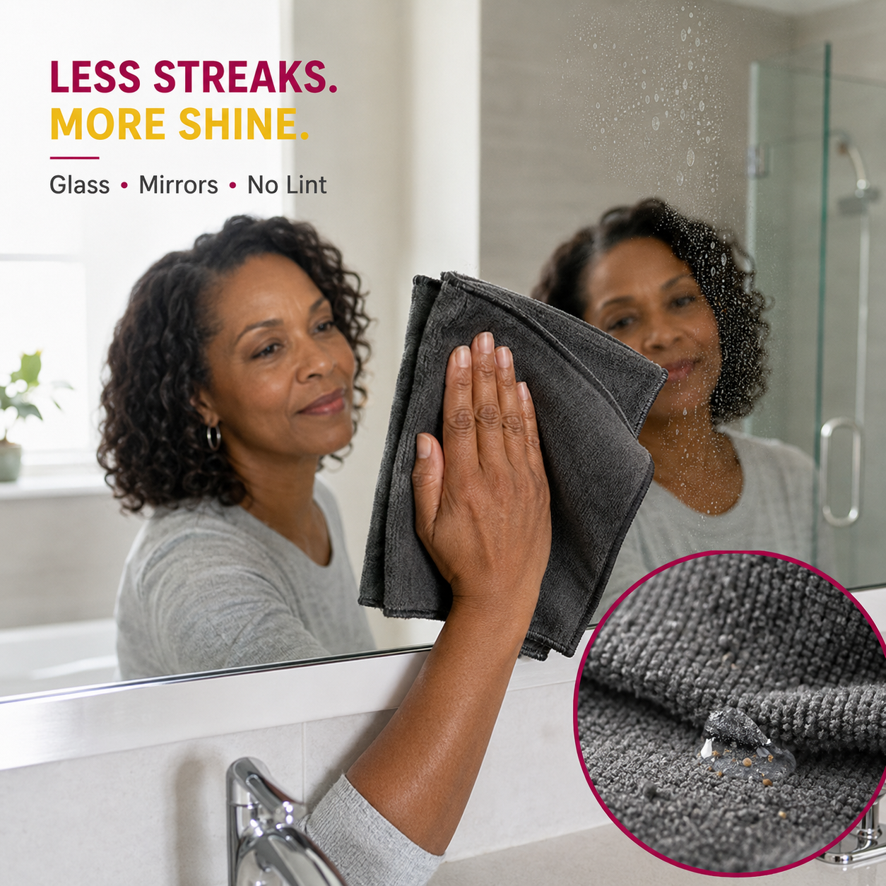 ✨ Ultra-Absorbent Magic Microfiber Cleaning Cloth (5-Pack) | Streak-Free & Chemical-Free Cleaning For Any Surface! 🧽🔥