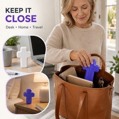 ✝️ Faith-Inspired Cross Squishy – Soft, Odor-Free & Satisfying Squeeze Toy