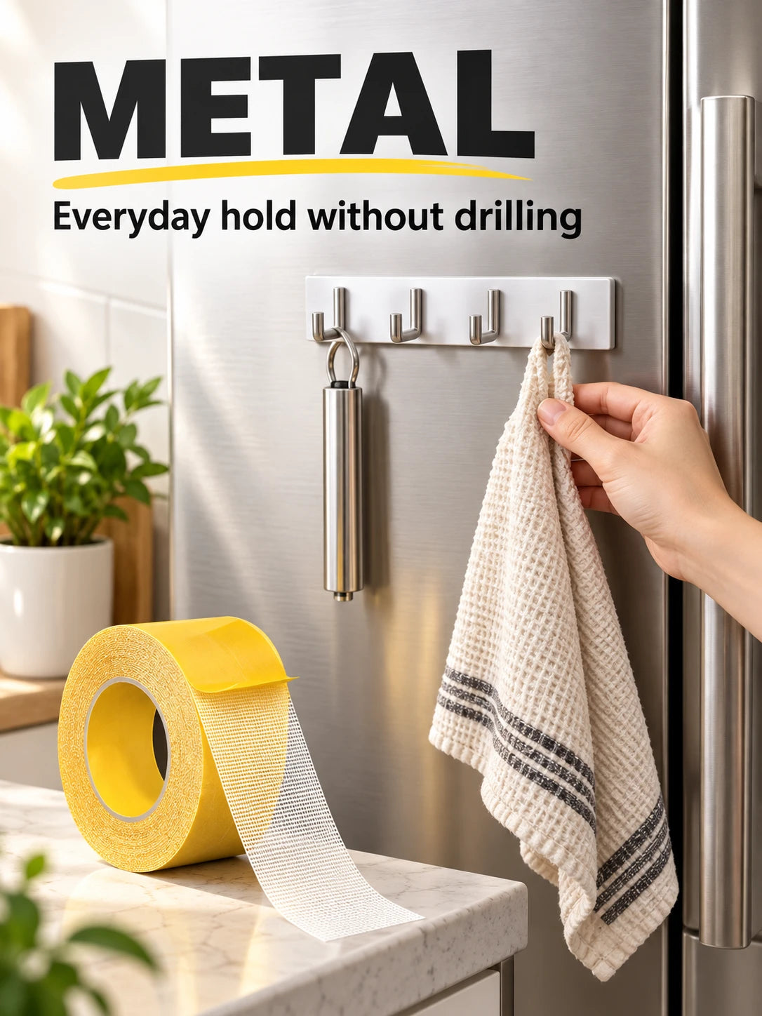 🏠 Multi-Surface Fiber Mesh Tape – Strong Hold for Carpets, Rugs & Home Decor 🛠️