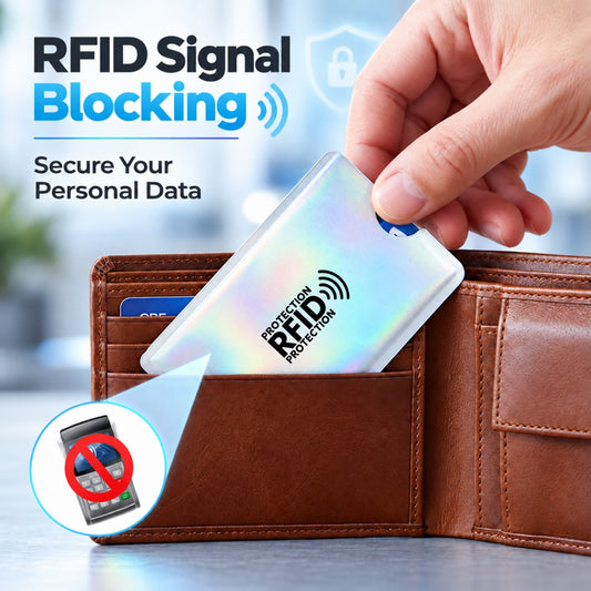 🔒 RFID Blocking Card Sleeves – Ultra-Thin Credit Card & ID Protection Set