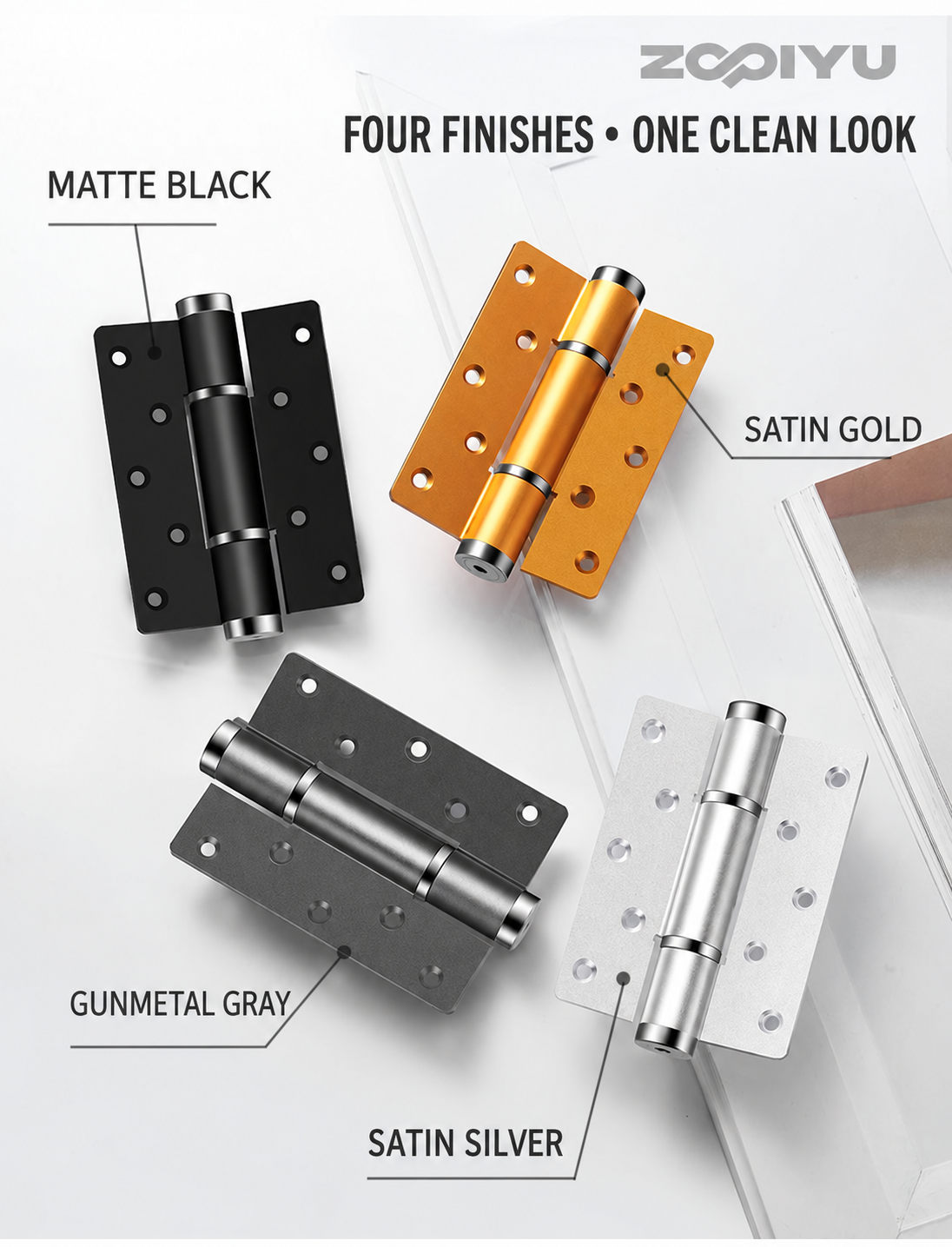 🔥 Must-Have Home Upgrade! Silent Soft-Close Self-Closing Door Hinge 🚪