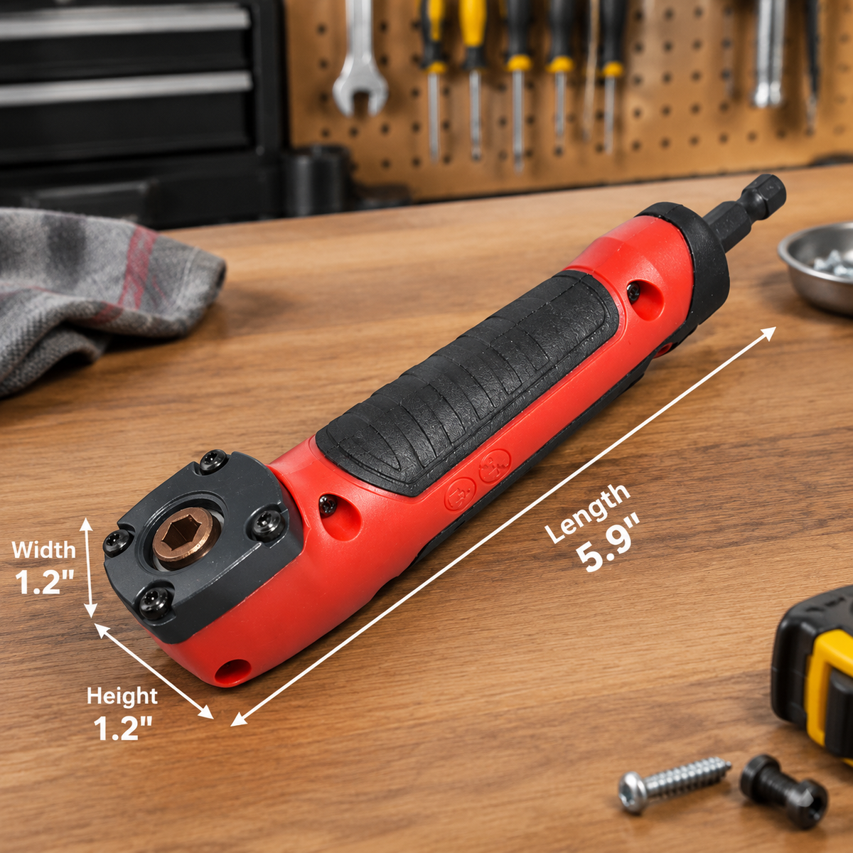 🔧 Reach Every Tight Corner — 90° Magnetic Right Angle Drill Adapter