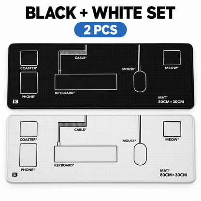 🖥️✨ 31.5″ Extended Desk Organization Mat — Everything in Its Place, More Room to Focus