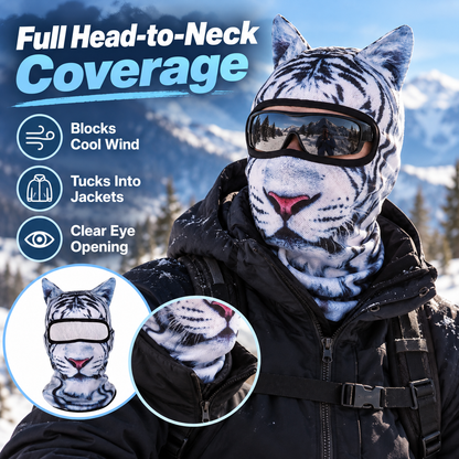 🐾 Ride Wild Stay Cool — Lightweight Breathable Animal Cycling Balaclava 🚴💨
